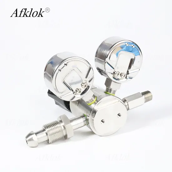 0~1500, 0~3000psi Piston Pressure Reducing Valve Diaphragm Design SS316L